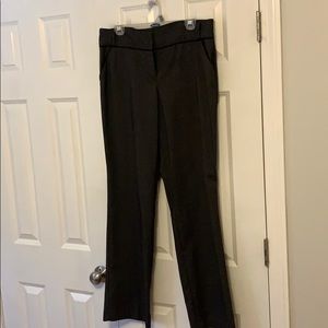 Black and gray patterned dress pants